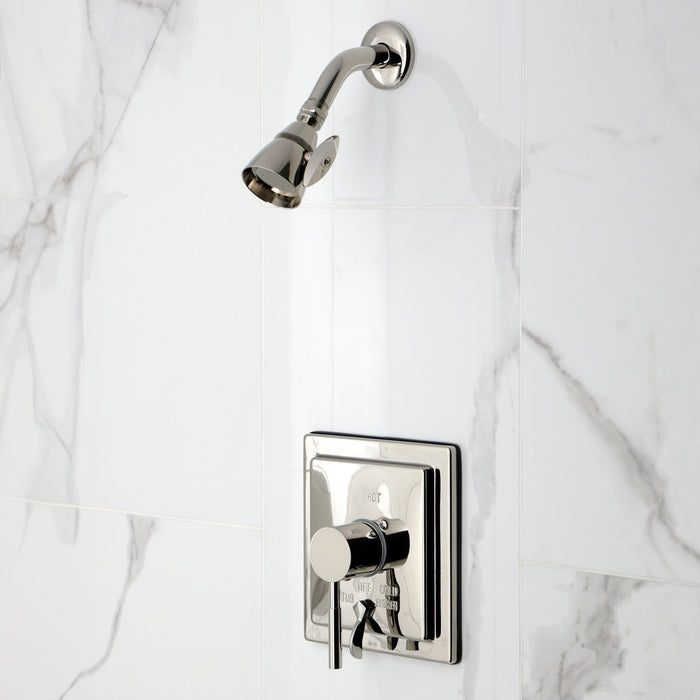 Kingston Sona KB86560DL - Concord Single-Handle Pressure Balanced Tub and Shower Faucet, Polished Nickel