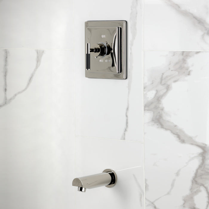 Kingston Kaiser KB8656CKLTO Single-Handle Pressure Balanced Tub Faucet, Polished Nickel