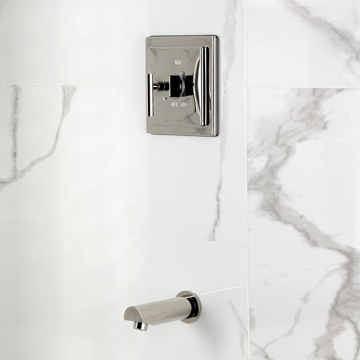 Kingston Sona KB8656CQLTO - Claremont Single-Handle Pressure Balanced Tub Faucet, Polished Nickel