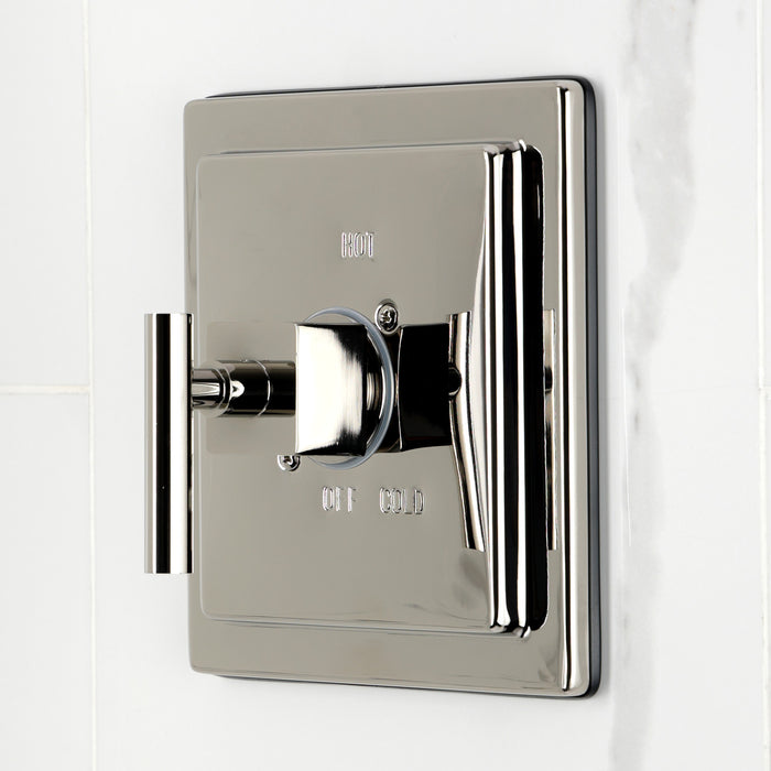 Kingston Sona KB8656CQLTO - Claremont Single-Handle Pressure Balanced Tub Faucet, Polished Nickel