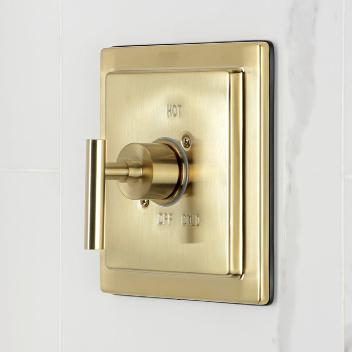 Kingston Manhattan KB8657CMLTO Single-Handle Pressure Balanced Tub Faucet, Brushed Brass
