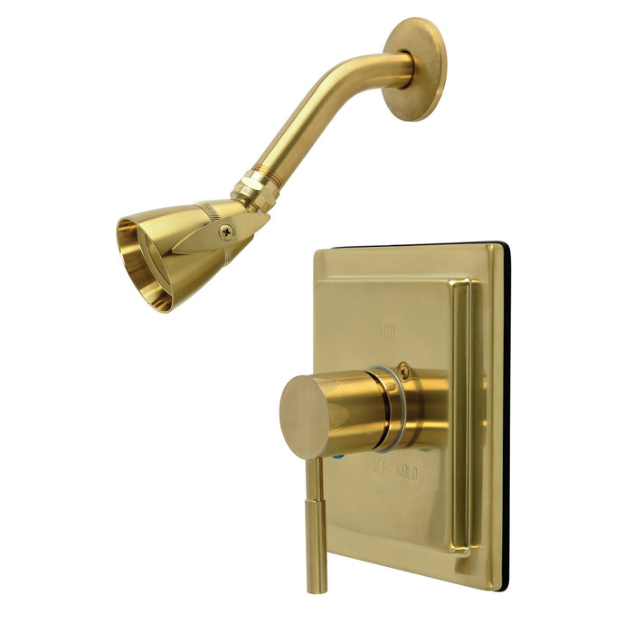 Kingston Sona KB8657DLSO - Concord Single-Handle Pressure Balanced Shower Faucet, Brushed Brass