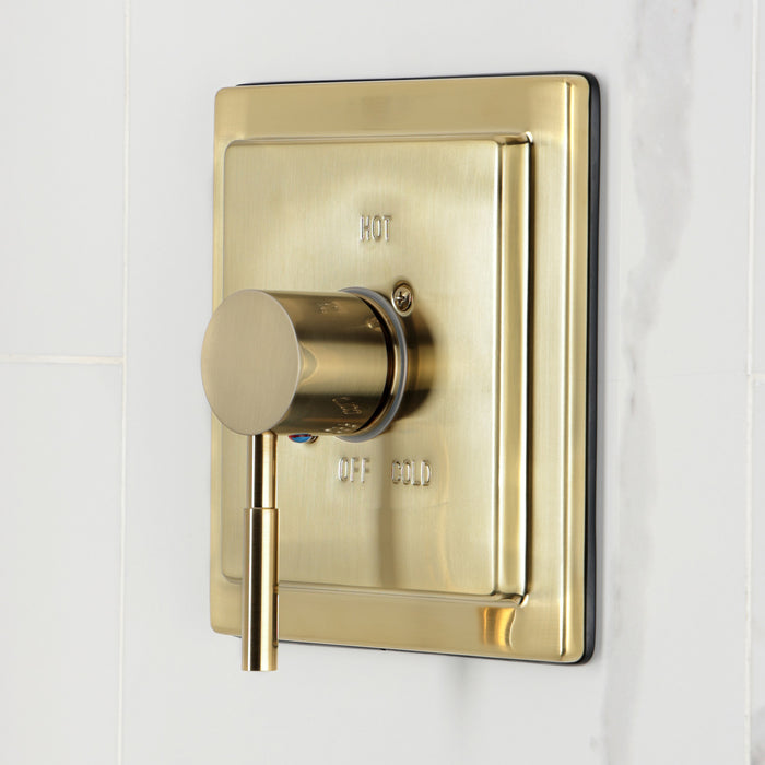 Kingston Concord KB8657DLTO Single-Handle Pressure Balanced Tub Faucet, Brushed Brass