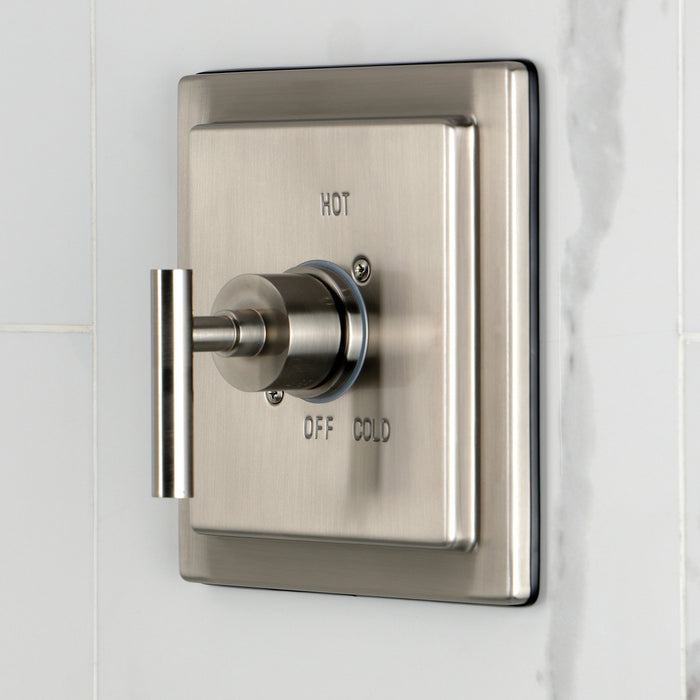 Kingston Manhattan KB8658CMLTO Single-Handle Pressure Balanced Tub Faucet, Brushed Nickel