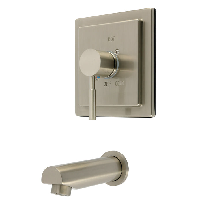 Kingston Concord KB8658DLTO Single-Handle Pressure Balanced Tub Faucet, Brushed Nickel