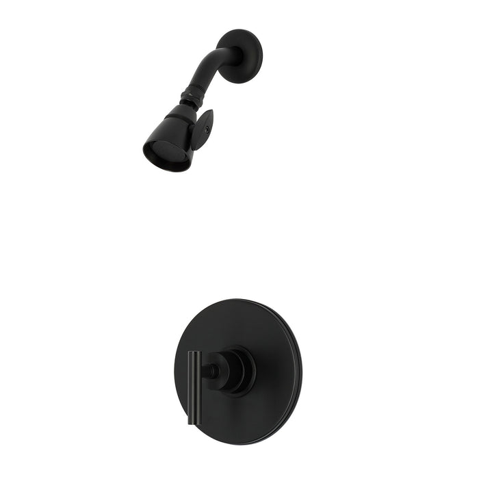 Kingston Manhattan KB8690CMLSO Single-Handle Pressure Balanced Shower Faucet, Matte Black