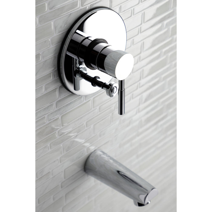 Kingston Sona KB86910DLTO Single-Handle Pressure Balanced Tub Faucet, Polished Chrome