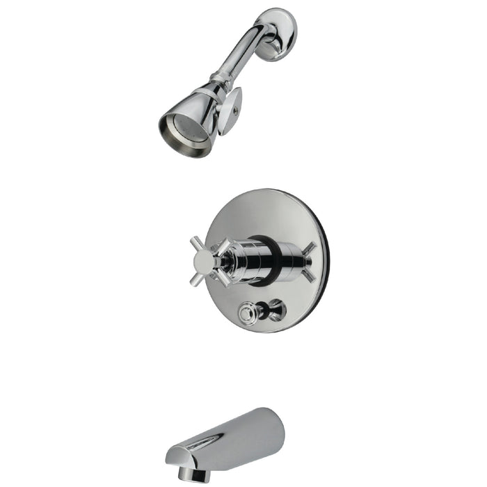 Kingston Concord KB86910DX Single-Handle Pressure Balanced Tub and Shower Faucet, Polished Chrome