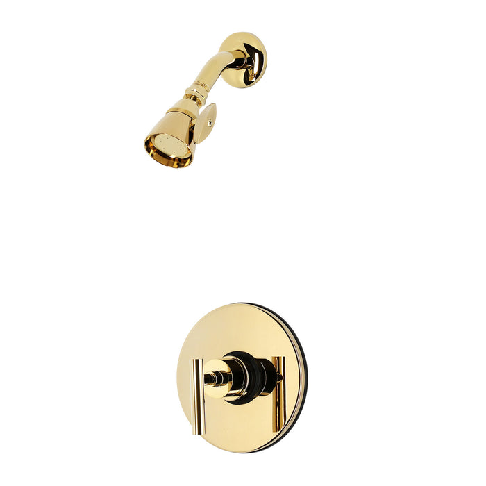 Kingston Manhattan KB8692CMLSO Single-Handle Pressure Balanced Shower Faucet, Polished Brass