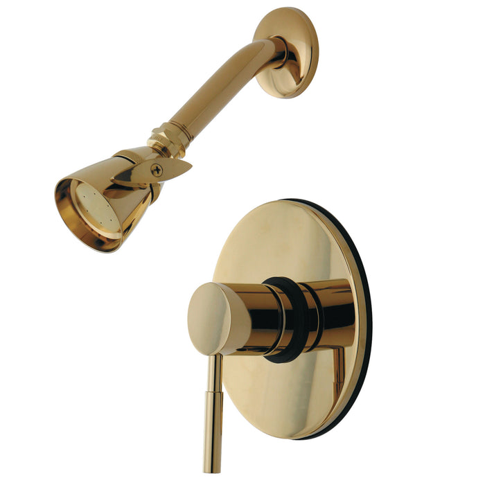 Kingston Sona KB8692DLSO - Concord Single-Handle Pressure Balanced Shower Faucet, Polished Brass