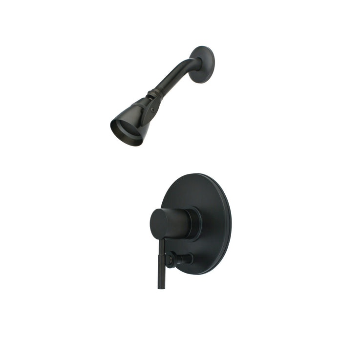 Kingston Concord KB86950DLSO Single-Handle Pressure Balanced Shower Faucet with Diverter Handle, Oil Rubbed Bronze