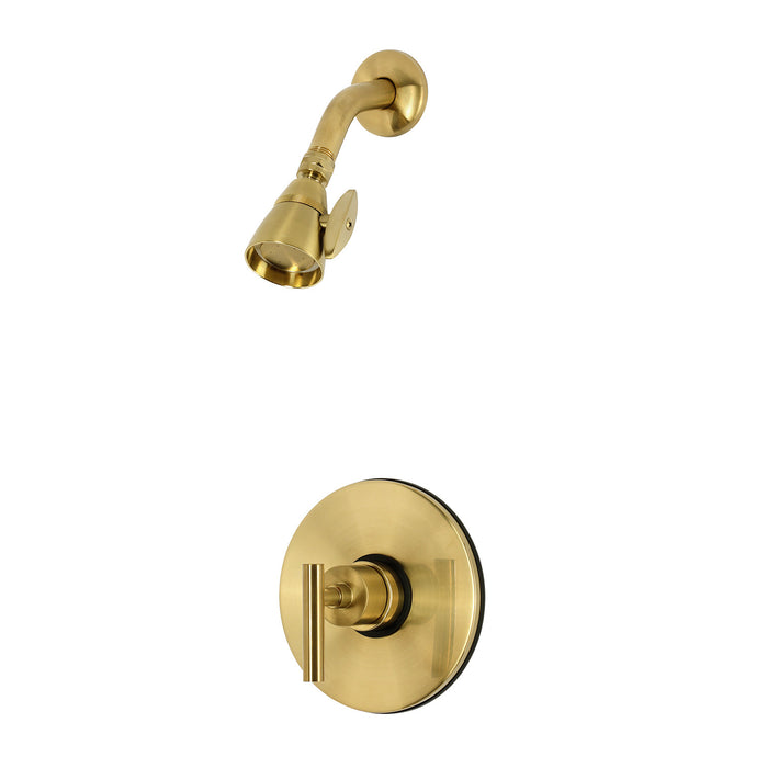 Kingston Manhattan KB8697CMLSO Single-Handle Pressure Balanced Shower Faucet, Brushed Brass