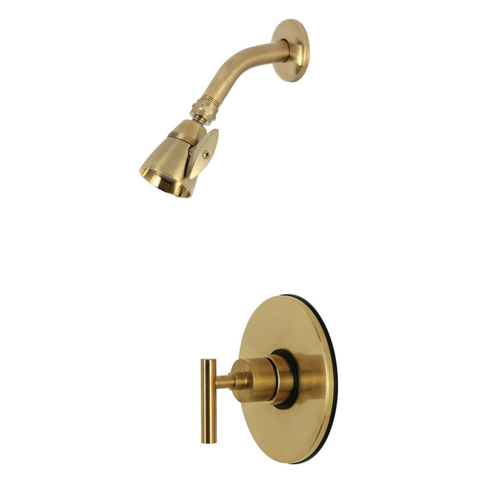 Kingston Manhattan KB8697CMLSO Single-Handle Pressure Balanced Shower Faucet, Brushed Brass