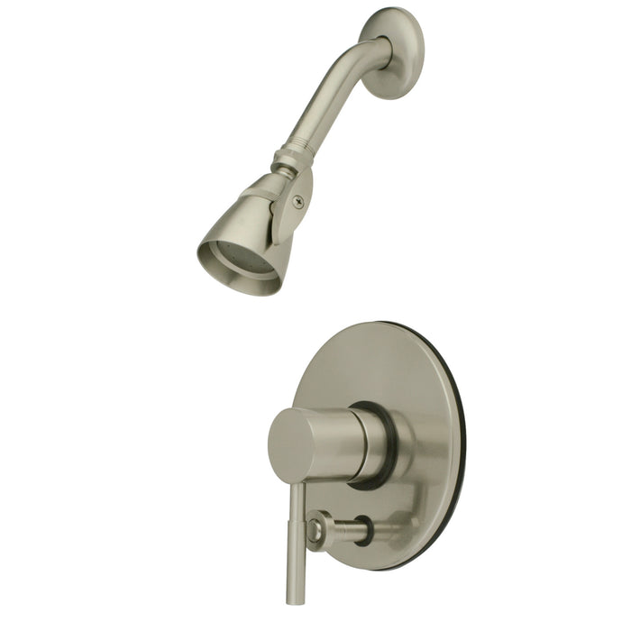 Kingston Concord KB86980DLSO Single-Handle Pressure Balanced Shower Faucet with Diverter Handle, Brushed Nickel