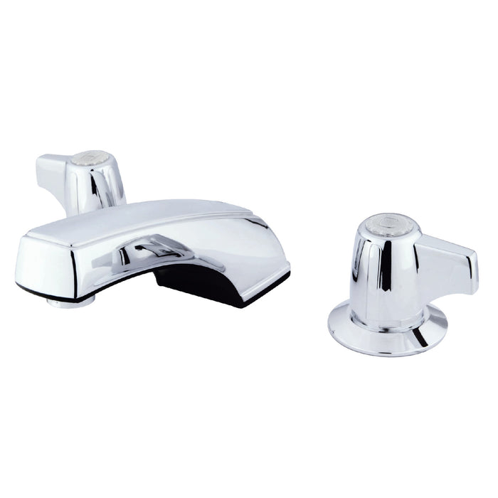 Americana KB920LP Two-Handle 3-Hole Deck Mount Widespread Bathroom Faucet, Polished Chrome