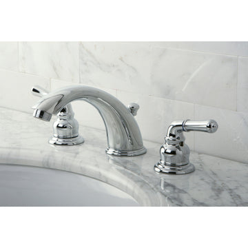 Kingston Brass WC-Wasserhahn Legacy – Poliertes Chrom, 20,3 Cm Breit, Mit Pop-Up-Ablauf, Für 3-Loch-Installation