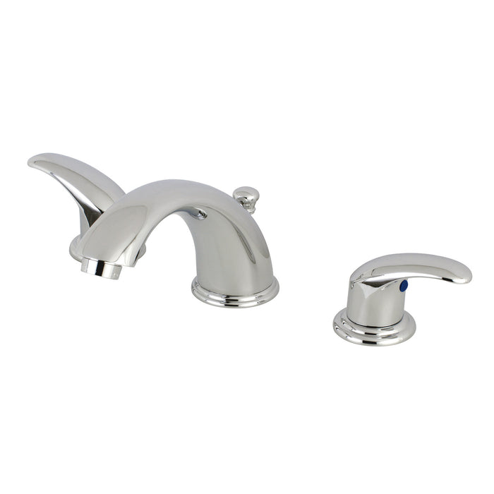 Legacy KB961LL Two-Handle 3-Hole Deck Mount Widespread Bathroom Faucet with Plastic Pop-Up, Polished Chrome