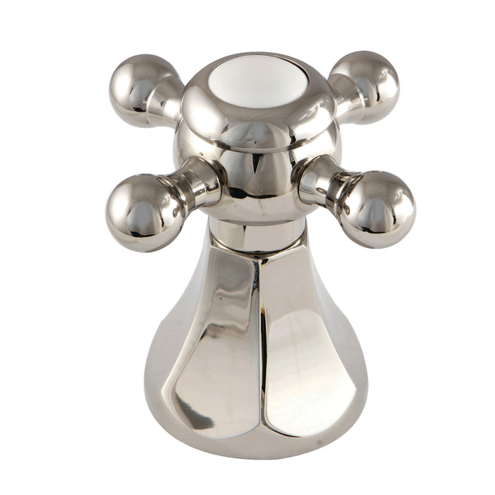 Kingston KBDH4466BX Metal Cross Handle, Diverter for Tub and Shower Faucet, Polished Nickel