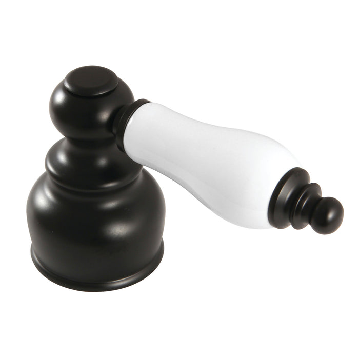 Kingston KBDH600PL Porcelain Lever Handle, Diverter for Tub and Shower Faucet, Matte Black