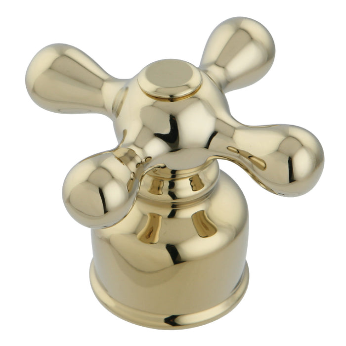 Kingston KBDH602AX Brass Cross Handle, Diverter for Tub and Shower Faucet, Polished Brass