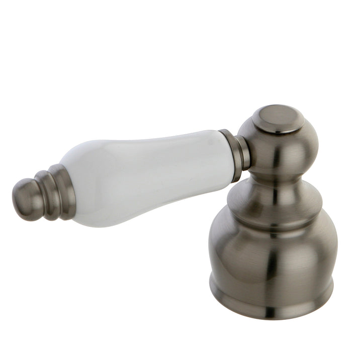 Kingston KBDH608PL Porcelain Lever Handle, Diverter for Tub and Shower Faucet, Brushed Nickel