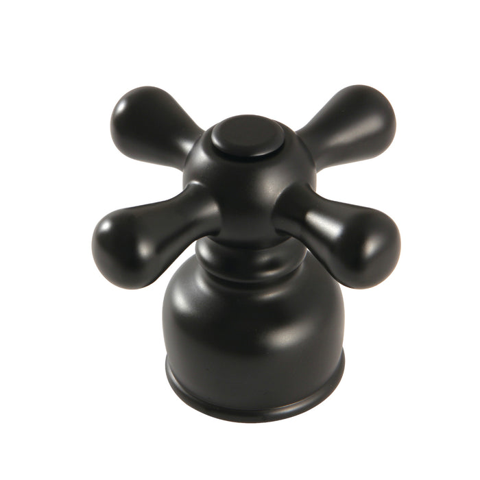 Kingston KBDH720AX Zinc Alloy Cross Handle, Diverter for Tub and Shower Faucet, Matte Black