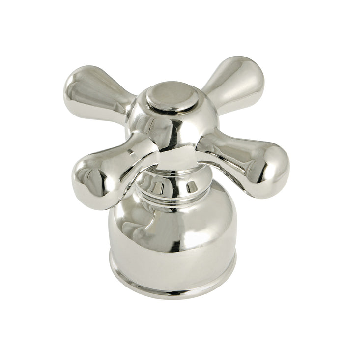 Kingston KBDH726AXPN Zinc Alloy Cross Handle, Diverter for Tub and Shower Faucet, Polished Nickel