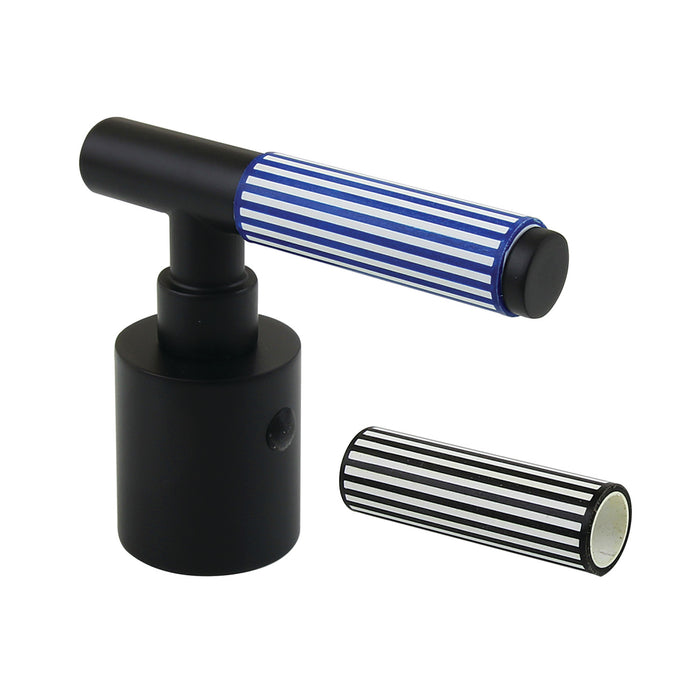 Kingston Verona KBDH8660KPS Metal Lever Handle, Diverter for Tub and Shower Faucet, Matte Black