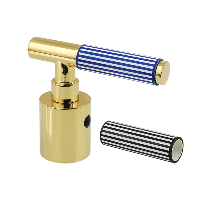 Kingston Verona KBDH8662KPS Metal Lever Handle, Diverter for Tub and Shower Faucet, Polished Brass