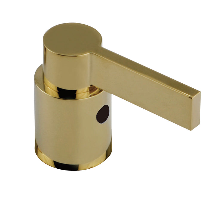 Kingston NuvoFusion KBDH8662NDL Metal Lever Handle, Diverter for Tub and Shower Faucet, Polished Brass