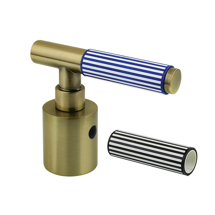 Kingston Verona KBDH8663KPS Metal Lever Handle, Diverter for Tub and Shower Faucet, Antique Brass