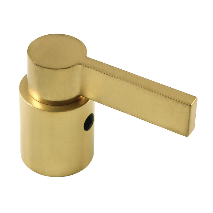 Kingston NuvoFusion KBDH8667NDL Metal Lever Handle, Diverter for Tub and Shower Faucet, Brushed Brass