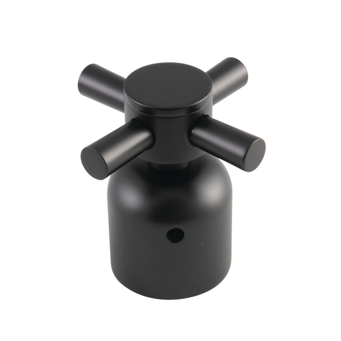 Kingston Concord KBDH8960DX Metal Cross Handle, Diverter for Tub and Shower Faucet, Matte Black
