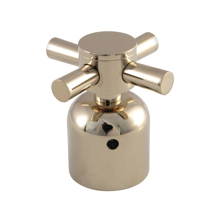 Kingston Concord KBDH8962DX Metal Cross Handle, Diverter for Tub and Shower Faucet, Polished Brass