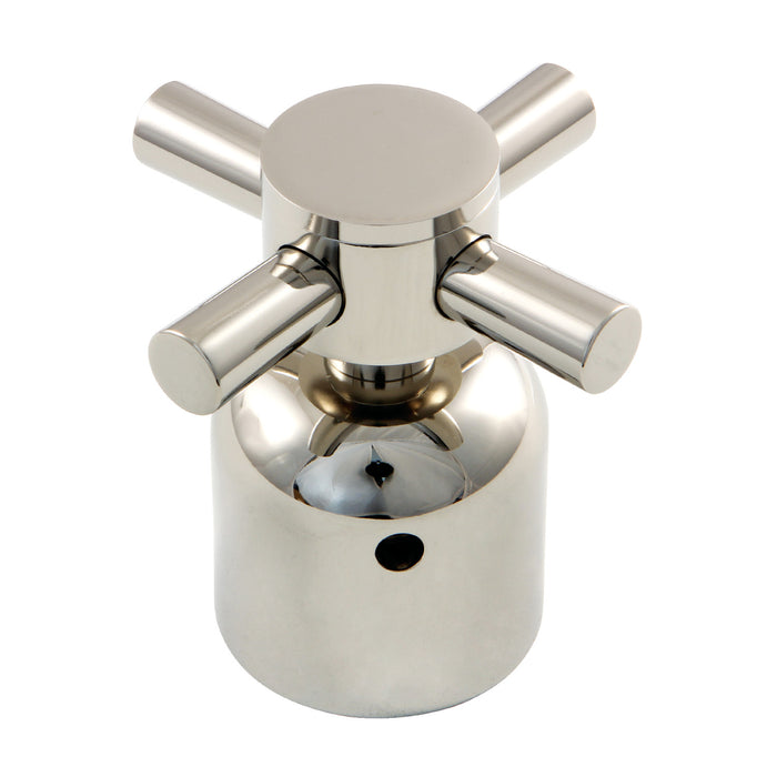 Kingston Concord KBDH8966DX Metal Cross Handle, Diverter for Tub and Shower Faucet, Polished Nickel