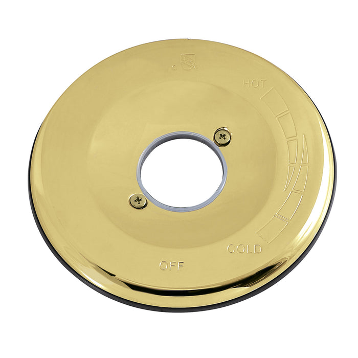 Kingston KBE1632 Shower Escutcheon Plate, Polished Brass