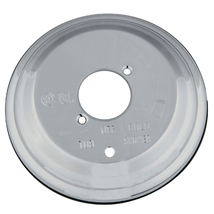 Kingston KBE36310 Shower Escutcheon Plate, Polished Chrome