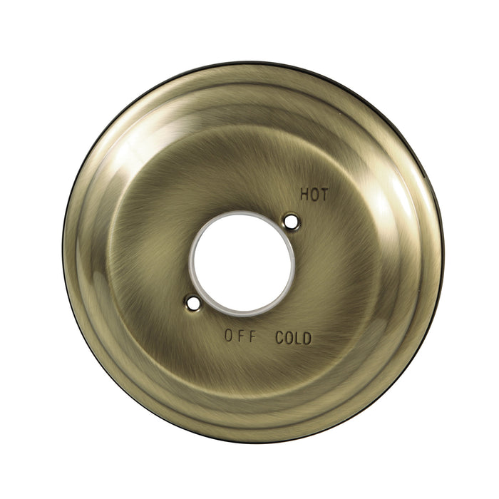 Kingston KBE3633 Shower Escutcheon Plate, Antique Brass
