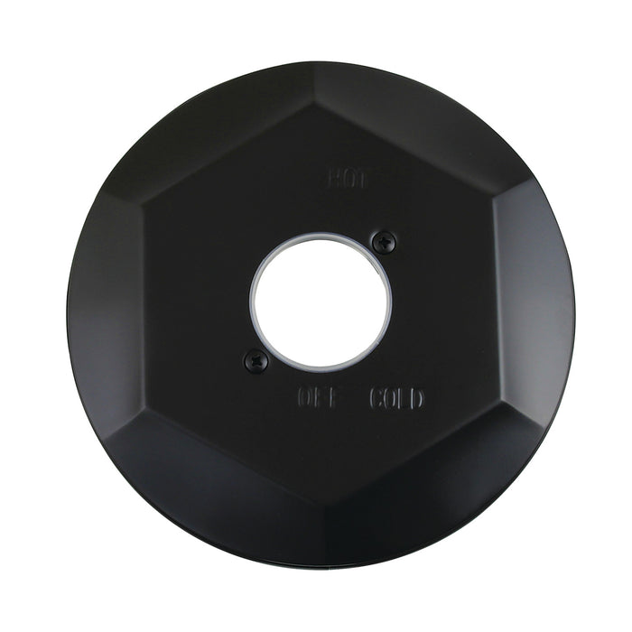 Kingston KBE4630 Shower Escutcheon Plate, Matte Black