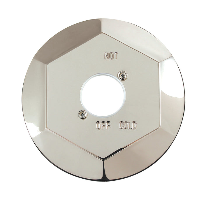 Kingston KBE4636 Shower Escutcheon Plate, Polished Nickel