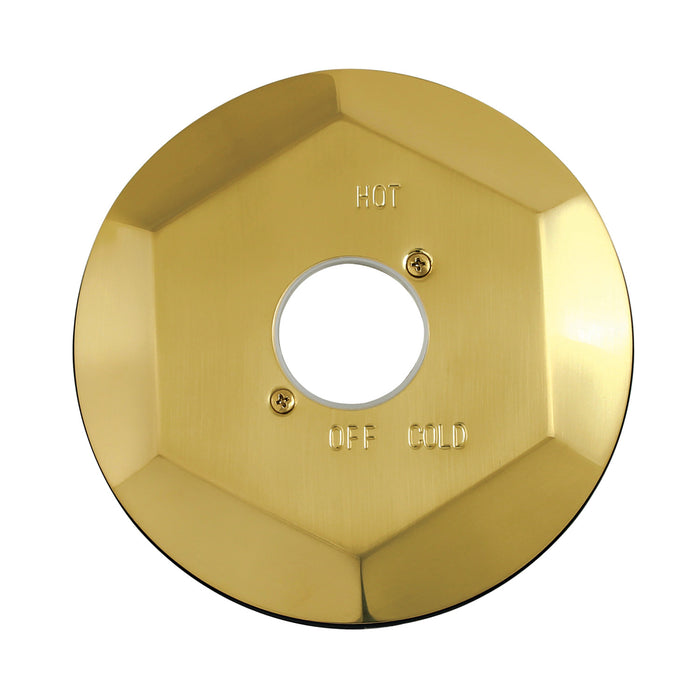 Kingston KBE4637 Shower Escutcheon Plate, Brushed Brass