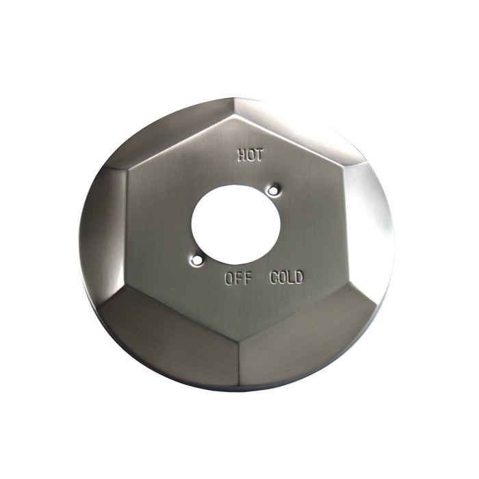 Kingston KBE4638 Shower Escutcheon Plate, Brushed Nickel
