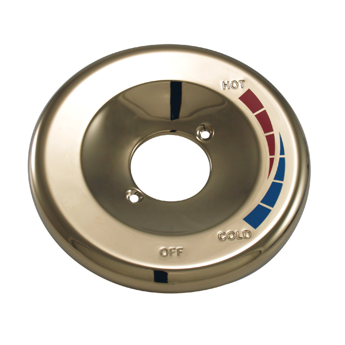 Kingston KBE632 Shower Escutcheon Plate, Polished Brass