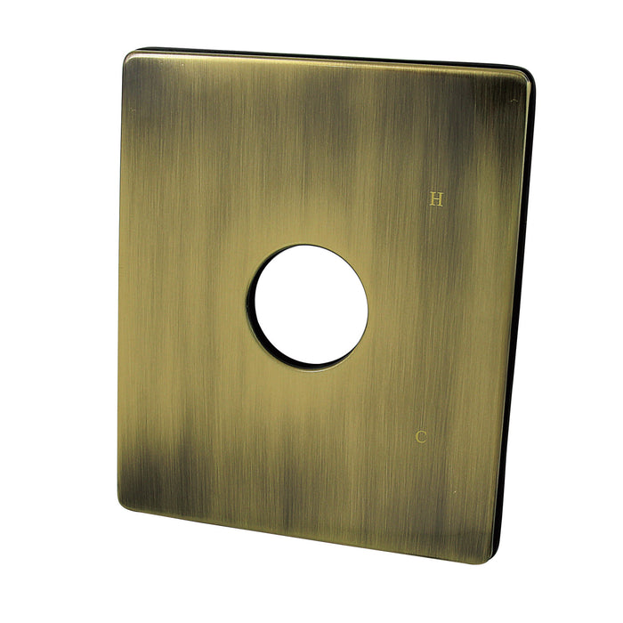 Kingston KBE6343 Shower Escutcheon Plate, Antique Brass