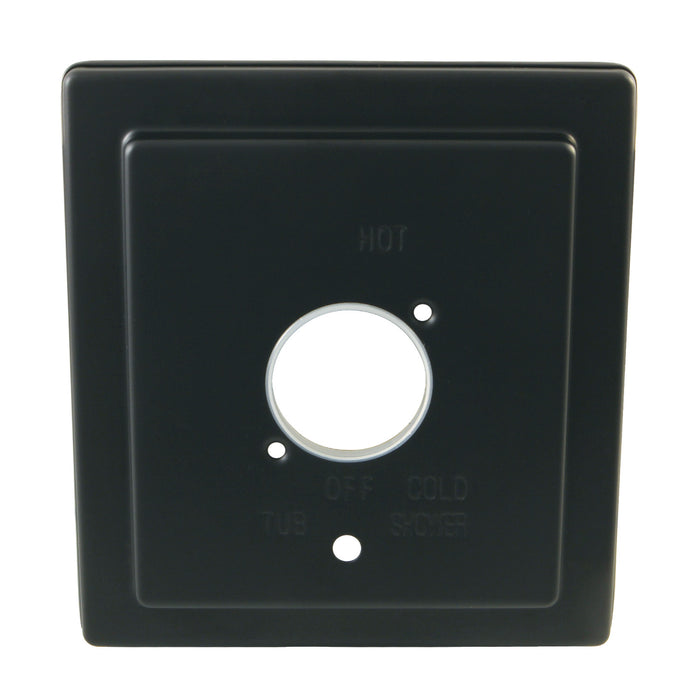 Kingston Stylobate KBE86500 Shower Escutcheon Plate, Matte Black