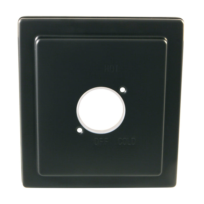 Kingston Stylobate KBE8650 Shower Escutcheon Plate, Matte Black