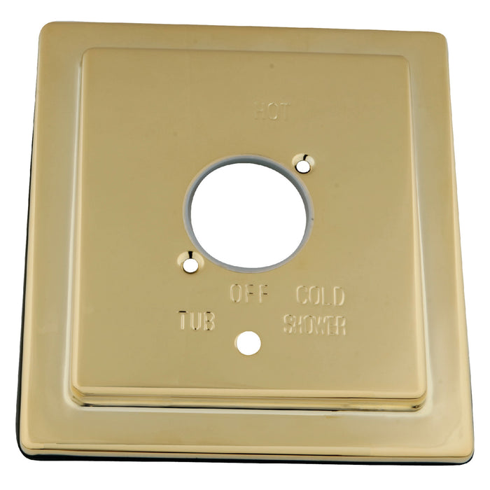 Kingston Stylobate KBE86520 Shower Escutcheon Plate, Polished Brass