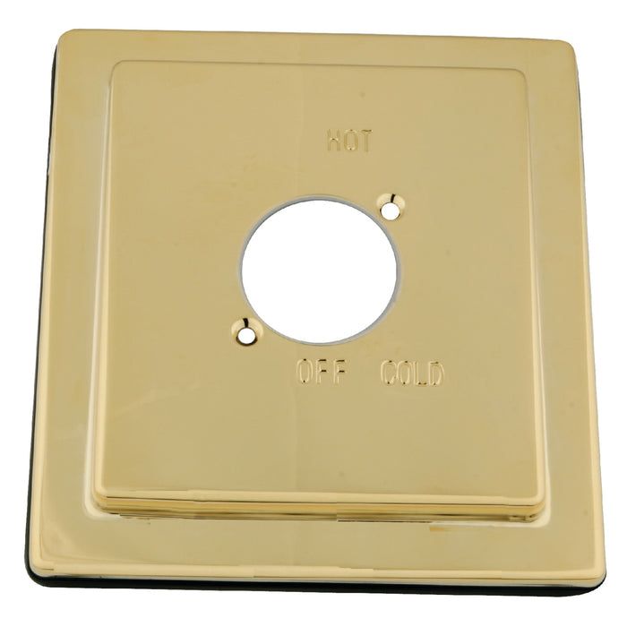 Kingston Stylobate KBE8652 Shower Escutcheon Plate, Polished Brass