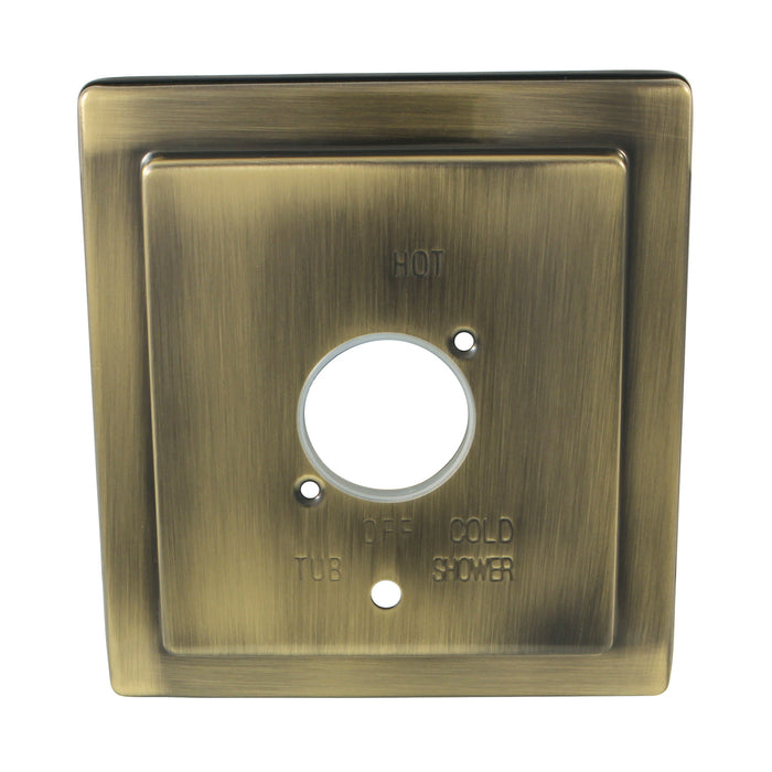 Kingston Stylobate KBE86530 Shower Escutcheon Plate, Antique Brass