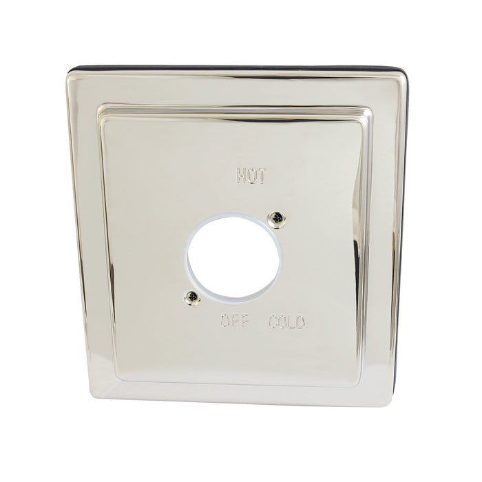 Kingston Stylobate KBE8656 Shower Escutcheon Plate, Polished Nickel